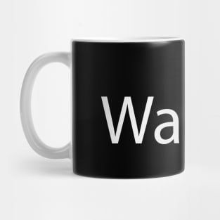 Warrior fun creative typography design Mug